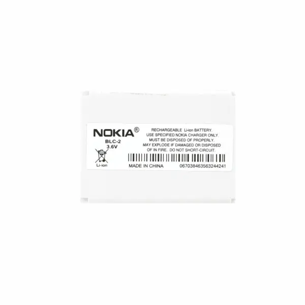 OEM BATTERY FOR NOKIA BLC-2 (02136) NOKİA 3310/3330/5510/3350/3410/3510/3510İ/3530/6800/6810