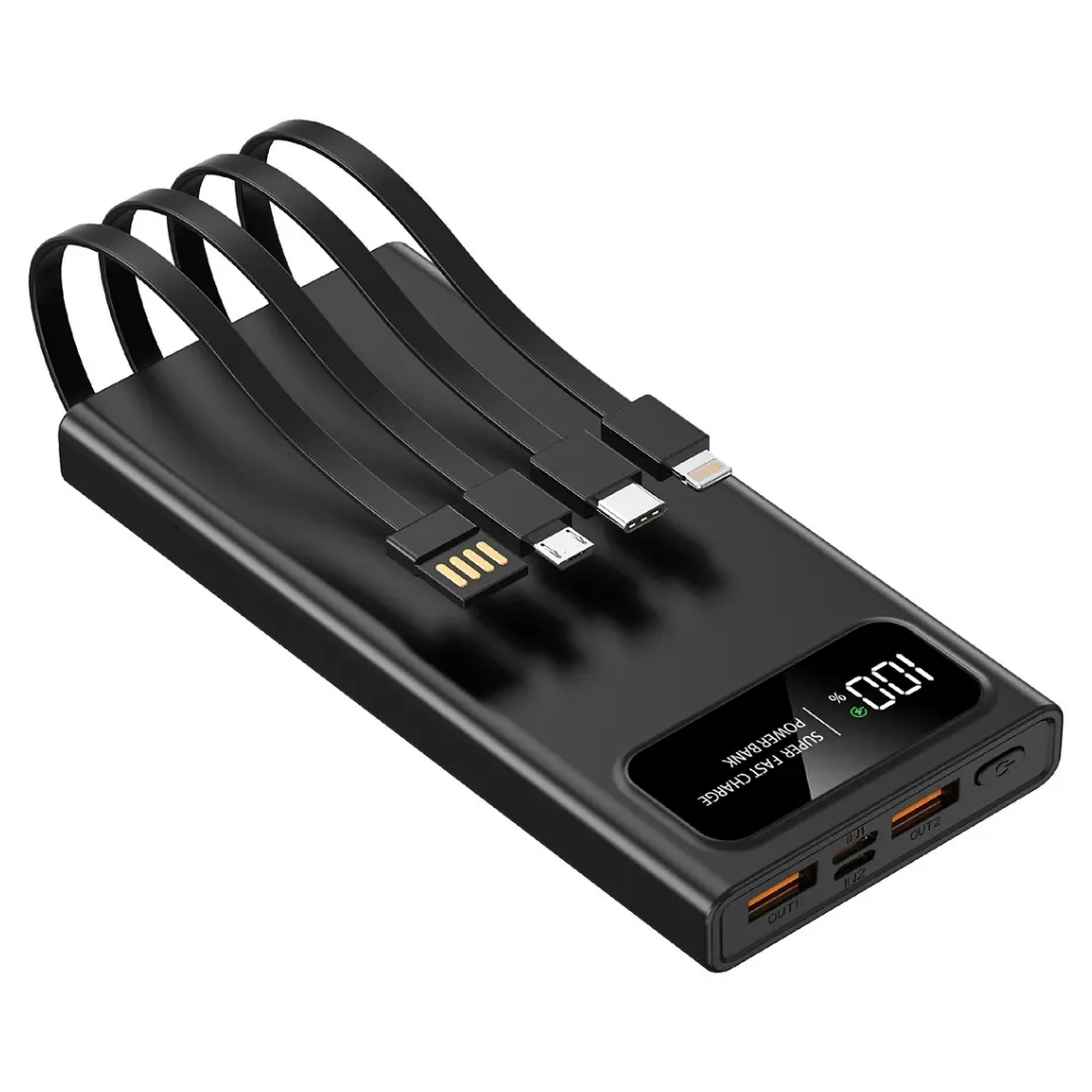PB88 POWERBANK 12000 MAH 4IN1 22,5W BLACK