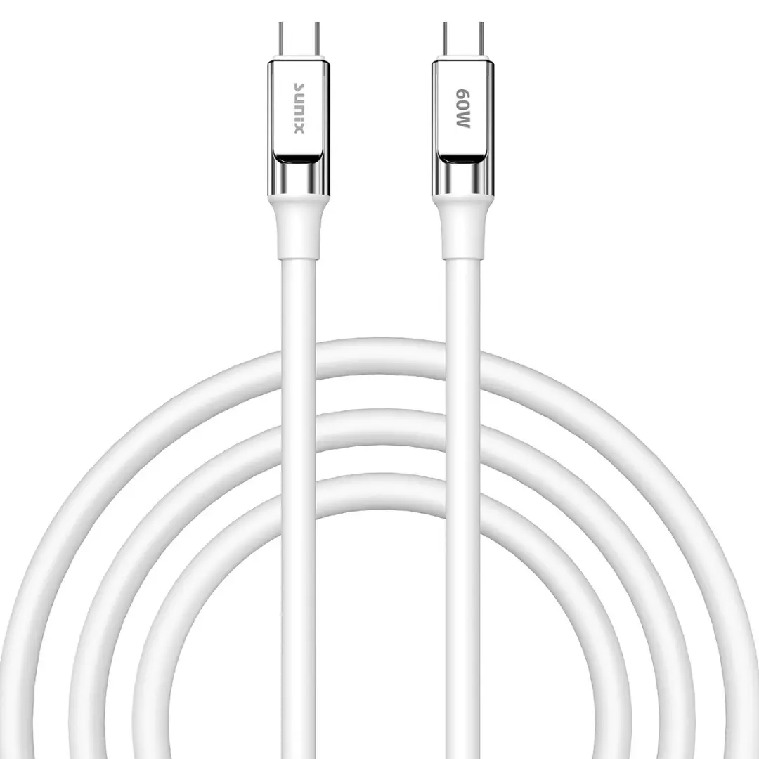[SC66] SC66 TYPE-C TO TYPE-C CABLE WHİTE