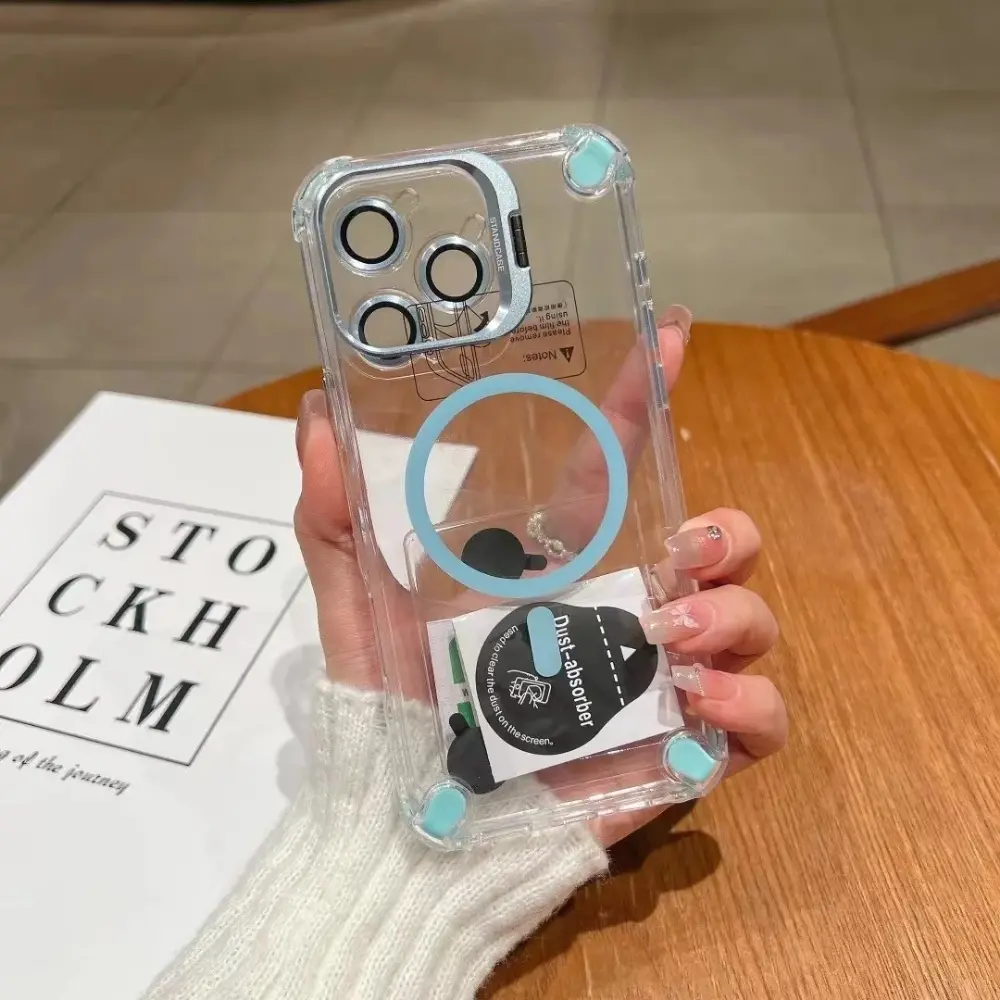 SUNIX SHOWY MAGSAFE CASE FOR IPHONE 17 AIR LIGHT BLUE