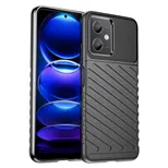 Thunder Case Xiaomi Poco X5 5G / Redmi Note 12 5G Silikon-Rüstungshülle schwarz